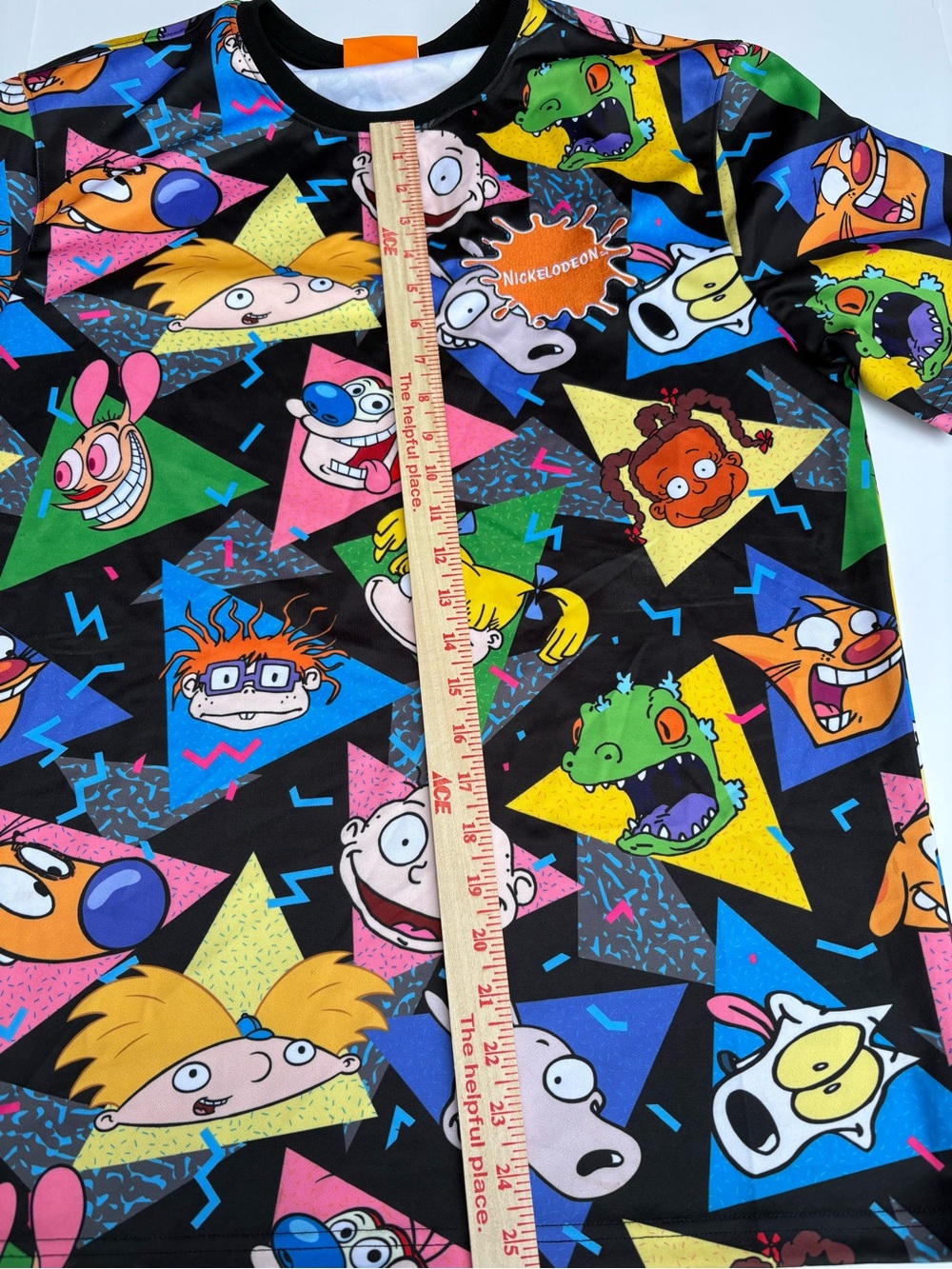 Nickelodeon Black Multicolor Rugrats & 90s Cartoon Graphic Tee - Picture 6 of 9